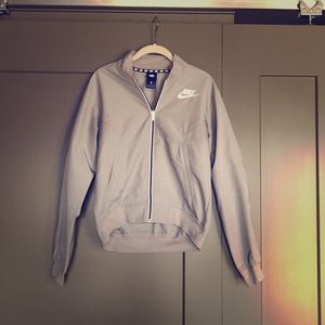 Gray Nike Track Jacket